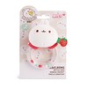 Molang Rattle Ring 11 cm White - Cuddly Toy for