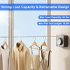 UpChoNice Retractable Clothesline Indoor, Non-Sagging Outdoor Clothes Drying Line Retracting