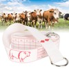 Cattle Weigh Tape, Cow Soft Tape Measure Bust Weight Contrast