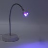 Gooseneck LED Nail Lamp UV 3 Light Chips Rechargeable Nail