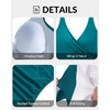 Yonique Traje de baño de una pieza de talla grande
