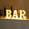 Restaurantware-Illumify 6.5 x 1.2 x 8.7 Inch Light Up Letter,