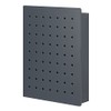 King Jim Harpeggy Storage Box with Perforated Board Medium Gray