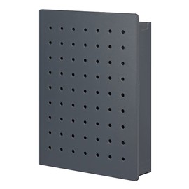 King Jim Harpeggy Storage Box with Perforated Board Medium Gray PGH200 Clle