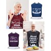 Janmercy 5 Pcs Funny Adult Bibs Washable Dining Clothing Protector