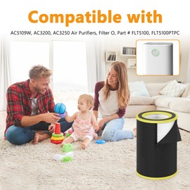Breabetter 1-Pack Filter O HEPA Replacement Filter Compatible with G-Guardian AC5109W, AC5109, AC3200, AC3250 Purifiers, Part # FLT5100, FLT5100PTPC