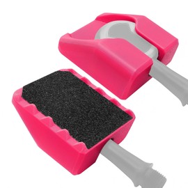 A Pair of Bicycle Pedals, Flat Pedal Converter, self-Locking to Ultra Light Anti Slip Pedal Cover, Suitable for: Wahoo SpeedPlay (Pink)