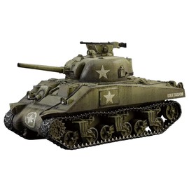 Italeri 25751 1:56 US M4 Sherman (75 mm) Model Building Kit, Stand Model Building, Crafts, Hobby, Gluing, Plastic Kit, Detailed Unpainted, Moulded Colour