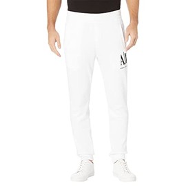 Armani Exchange Men's Icon Pant, White, M