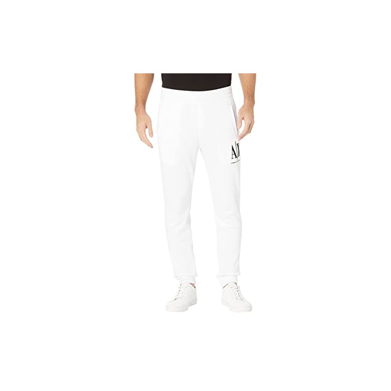 Armani Exchange Men's Icon Pant, White, M