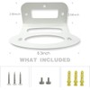 Sturdy Metal Made Wall Mount Compatible with Orbi WiFi 6,
