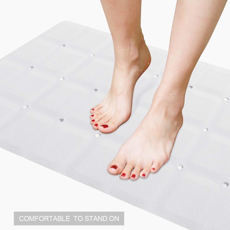 Webos Foldable Non Slip Silicon Bath Mat Bathtub mat Shower