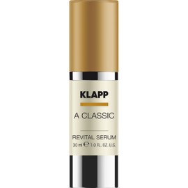 KLAPP Cosmetics - A Classic - Revital Serum - with Valuable Liposomes and Organic Hyaluronic Acid to Prevent Premature Skin Ageing - for Demanding and Mature Skin - 30 ml