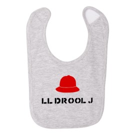 Mari Kyrios LL Drool J Rap Hip Hop Cool Funny Infant Baby Bib Cotton Child Apron & Smock