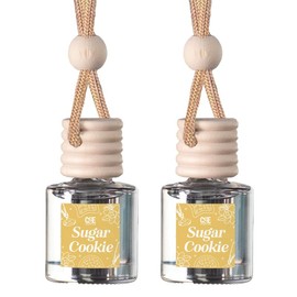 Scented Car Freshener 2 Pack - Long-lasting Fragrance:_Sugar Cookie