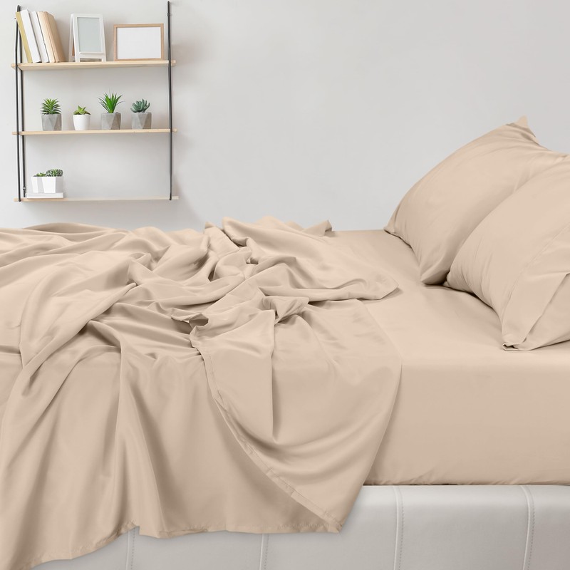 Utopia Bedding Queen Sheet Set - Brushed Microfiber - Soft