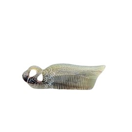 Handcrafted Buffalo Horn Comb with Pocket Comb