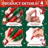 24pcs Black Ink Christmas Gel Ink Rollerball Ballpoint Pens for