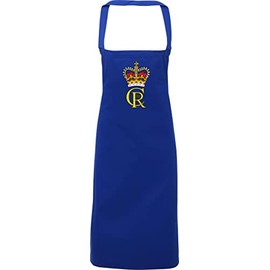Hippowarehouse King Charles Royal Cypher Apron kitchen cooking painting DIY onesize adult