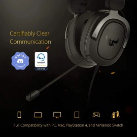 ASUS TUF H3 Gaming Headset H3 – Discord, TeamSpeak Certified |7.1 Surround Sound