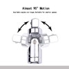 3PCS Universal Joint Socket Set, Chrome Vanadium Steel Swivel Socket