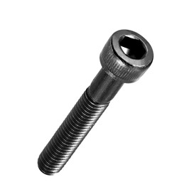 Kozelo Pack of 50 Cylinder Screws with Hexagon Socket - [M5-0.8 x 30 mm] Screws Carbon Steel Black Oxide DIN 912 Full Thread Allen Screw for Industrial Mechanical