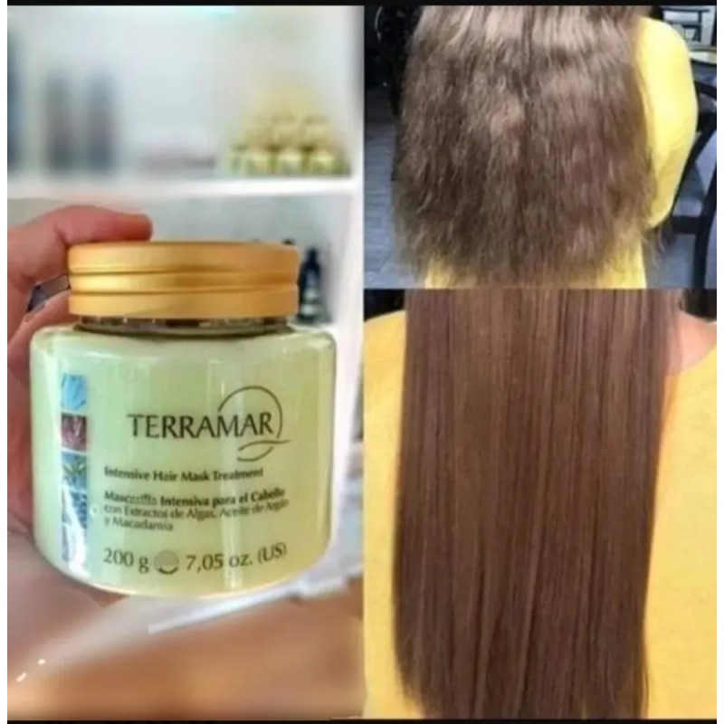 Mascarilla Intensiva Para El Cabello Elimina Frizz Terramar