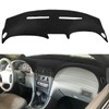 Yiz Dash Cover Mat for Ford Mustang Dashboard Pad Carpet