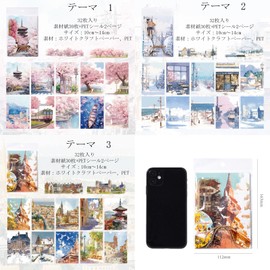 Seal, Collage, Material, Assortment, Flake Stickers, Retro, Fashionable, Girls (Old Days)