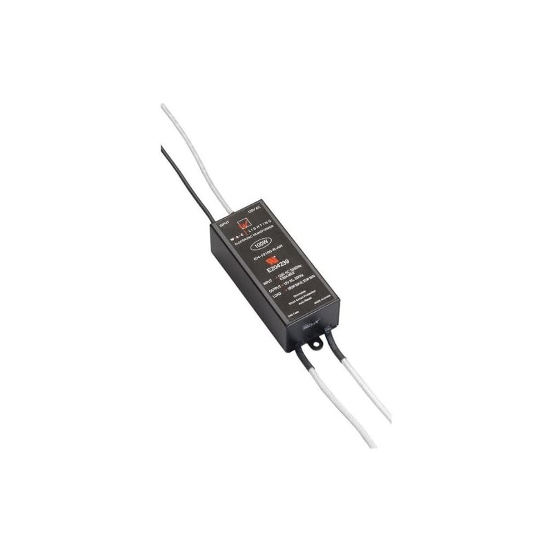 WAC Lighting EN-12100-R-AR Electronic Transformer, 120V - 12V 100W Max
