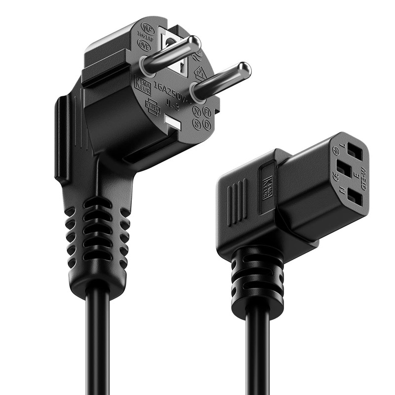 deleyCON 2 m IEC Power Cable Power Cable Protective Contact