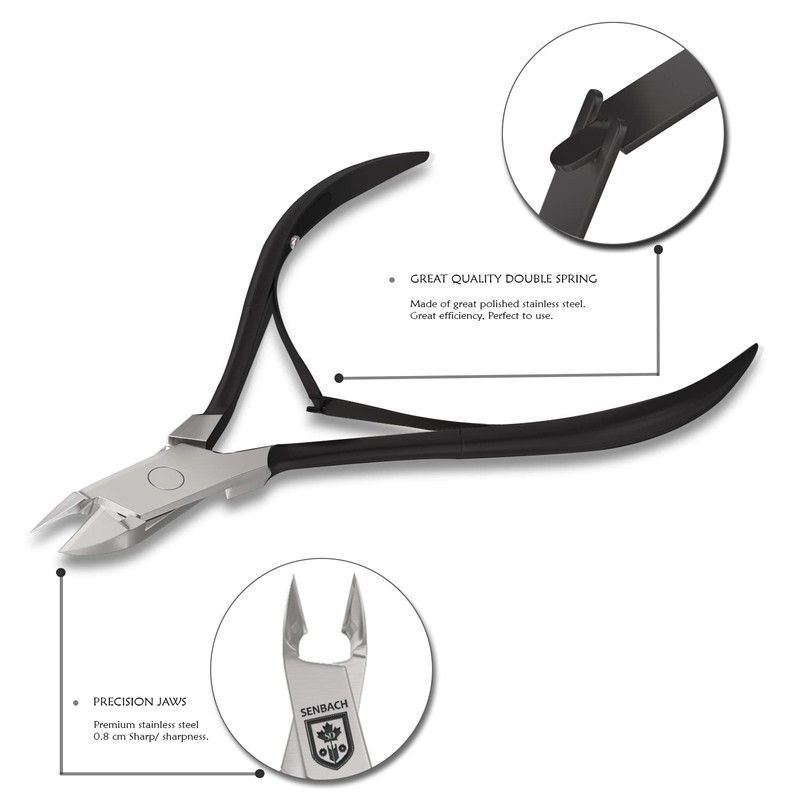 SENBACH Cuticle Trimmer, Cuticle Remover Cuticle Nipper Professional Stainless Steel