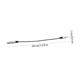 Gatuida 3pcs TRS Cable Adapter Female to Male Audio Converter Plug Cable Professional Audio Accessories Headphone Jack High-Standard Material Compact Excellent Sound Quality Easy to Carry