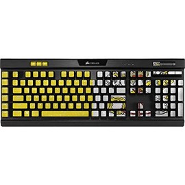 Skinit Decal Skin Compatible with K95 RGB Platinum Mechanical Gaming Keyboard - Skinit Originally Designed Vatican City Flag Distressed Design