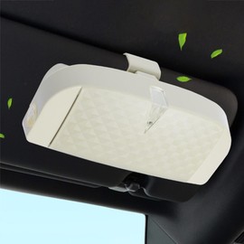 Glasses Holder for Car - Magnetic Automotive Visor Eyeglass Clip,Vehicle Storage Tool, Stylish Car Accessories for Cards, Coin