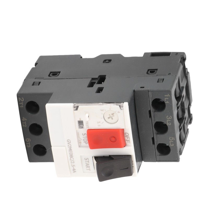 Electric Circuit Breaker Motor Start Stop Protection Switch 35mm Guide