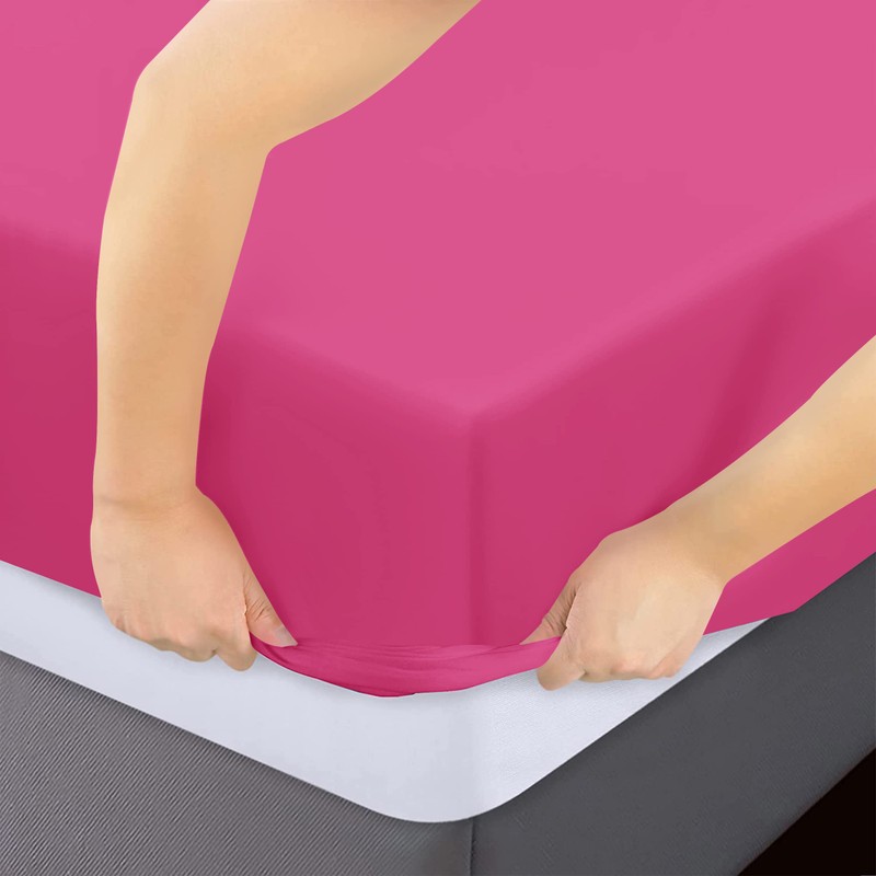 Moonlight Bedding Double Fitted Sheet - 25cm Deep Pockets Ultra