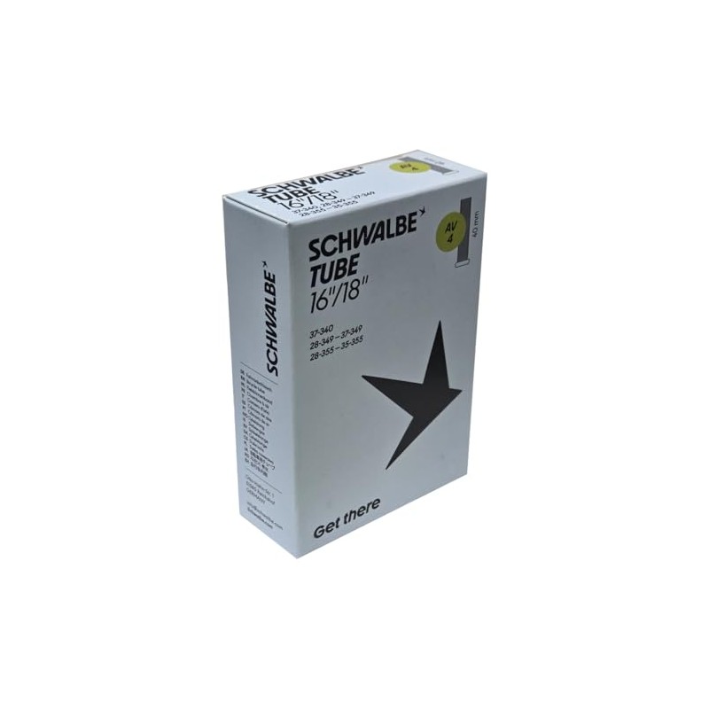 (Genuine Product) AV4 Butyl Bicycle Tube, 1.6 inches (40 mm),