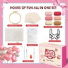 yuegool 6PCS Punch Needle Coasters Kit,Easy DIY Punch Needle Embroidery