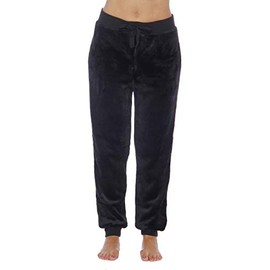 Just Love Velour Pajama Pants Joggers for Women 6317-Black-3X