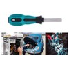 Bit Driver Handle,2 Pieces 1/4 inch Bit Driver Magnetic Screwdriver
