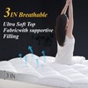 DOWNCOOL 3 Inch Queen Mattress Topper, Ultra Thick and Fluffy