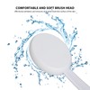 Folding Curved Handle Bath Brush with 2 Heads Anti Slip