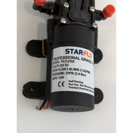 Starflow FLO-2202 Professional Grade Pump 12 V 1GPM RV/Boat Pump Self Priming