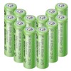 Lombaour 1.2 Volt AA 600mAh NiMH Rechargeable Batteries,Pre-Charged Double A