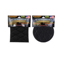 Jetz Scrubz Original Magic Scrubber Sponge Round & Rectangular, Set of 2