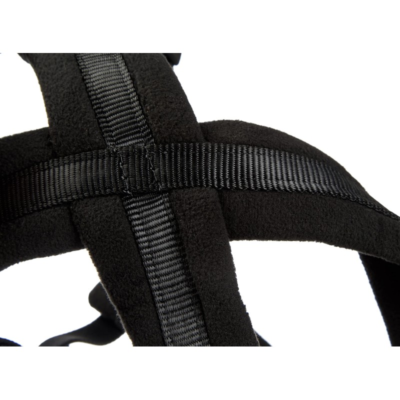 Trixie Premium Harness with Fleece Padding, Black, S–M: 40–70 cm/20