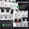 KERWINN Single-Side Interlock Circuit Breaker Manual Transfer Switch 120V/240V AC