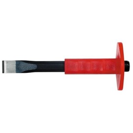 Eclipse Professional Tools 22-210R/07 Guarded Flat Chisel, Red, 10 x 1-Inch