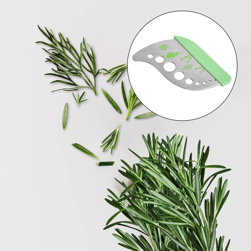 Jagowa 1 Piece Herb Stripper 9 Hole Stainless Steel Herb